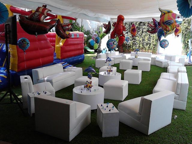 Sillones blancos fiesta infantil